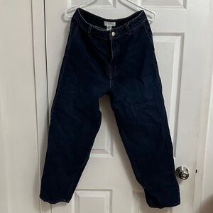 Dark Blue Denim Jeans